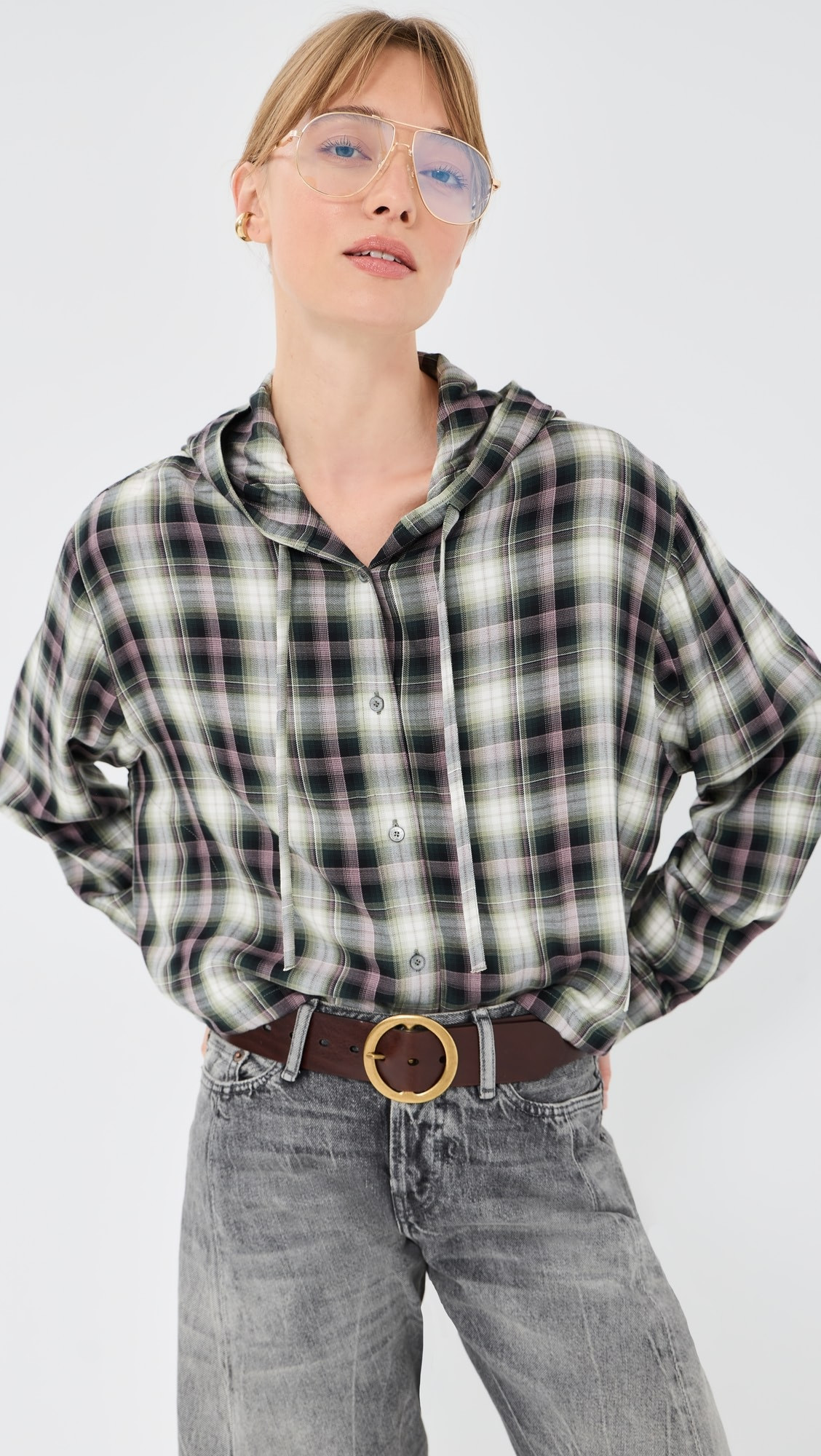 Flanneled Hooded Top | Shopbop