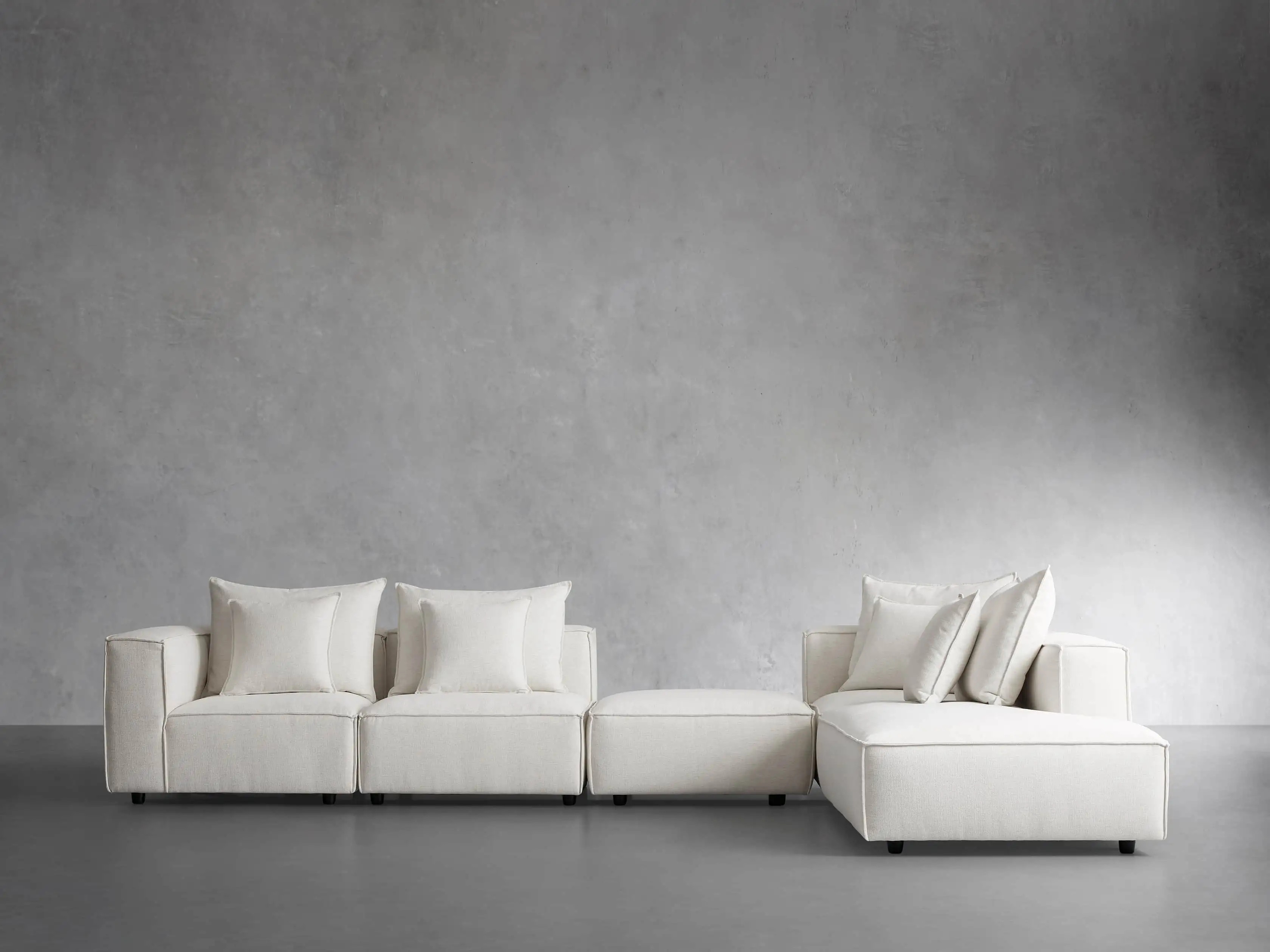 Coburn Five Piece Bumper Sectional | Arhaus