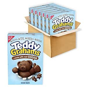 Teddy Grahams Chocolate Graham Snacks, 6 - 10 oz boxes | Amazon (US)