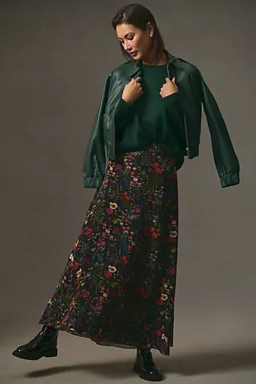 Payal Jain Georgette Skirt | Anthropologie (US)