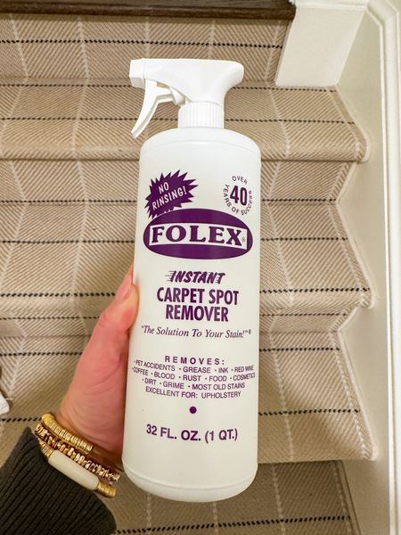This stuff is witchcraft for carpets and upholstery! It gets stains out so quickly and easily  

#LTKhome