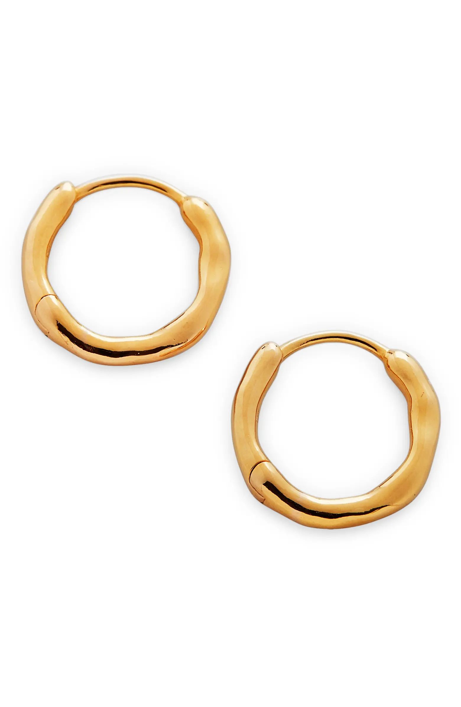 Monica Vinader Siren Muse Huggie Hoop Earrings | Nordstrom | Nordstrom