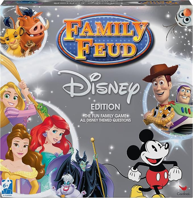 Family Feud Disney Edition Game for Adults, Families and Kids Ages 6 and up, by Spin Master | Amazon (US)