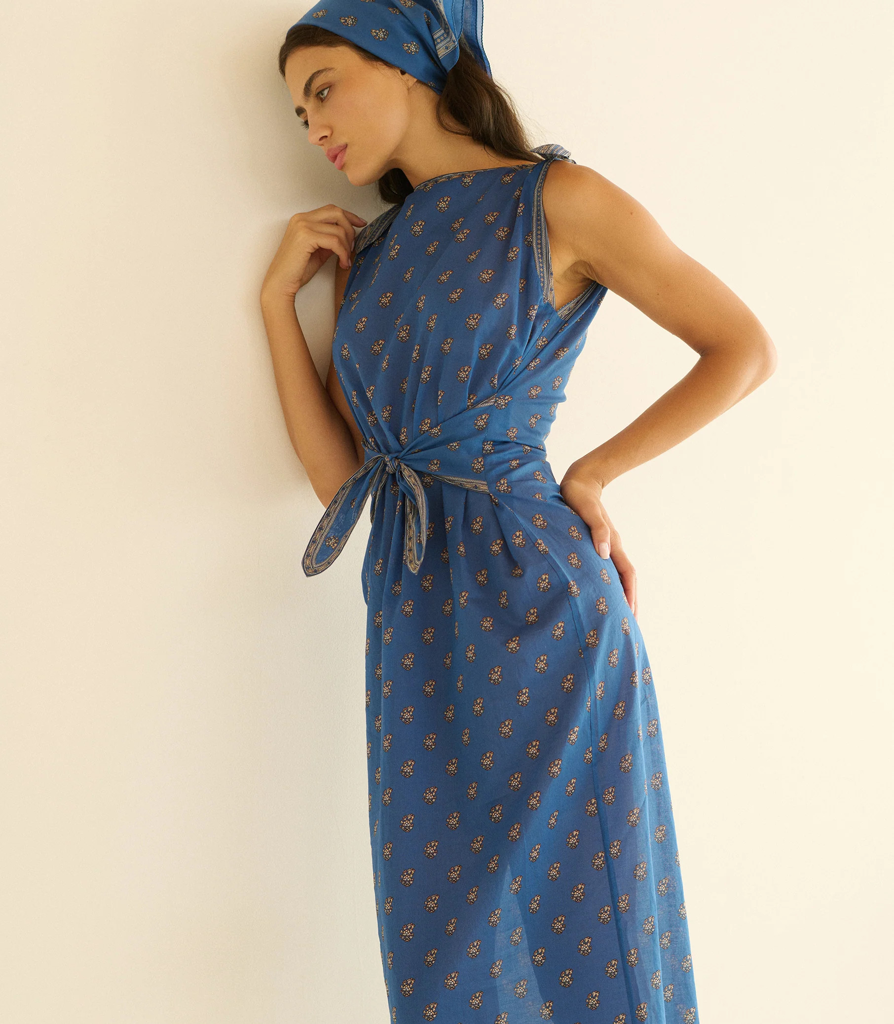 Amorette Dress - Sunlight Taormina Paisley | D\u00d4EN | DOEN