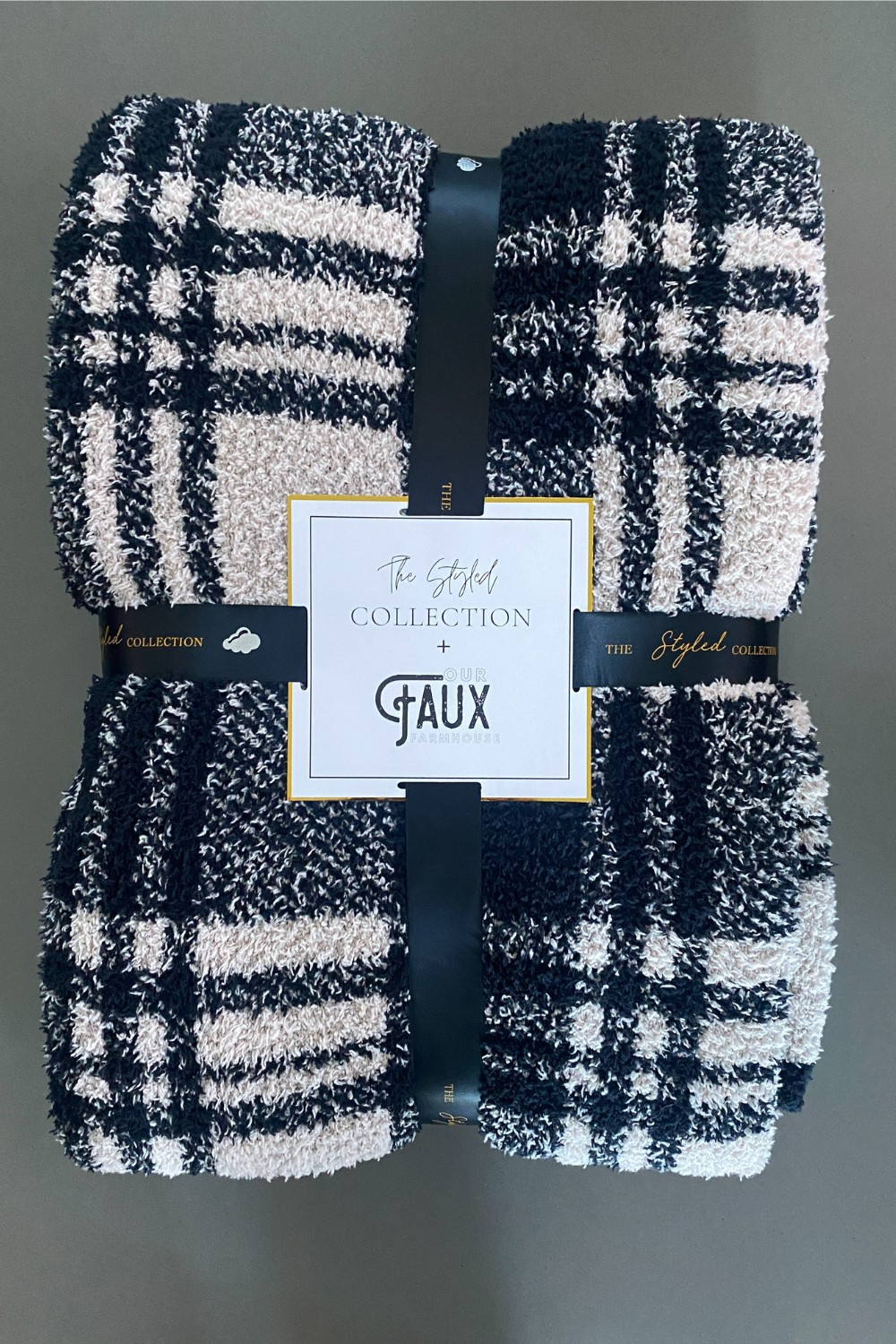 TSC + Our Faux Farmhouse: Windowpane Blanket | The Styled Collection