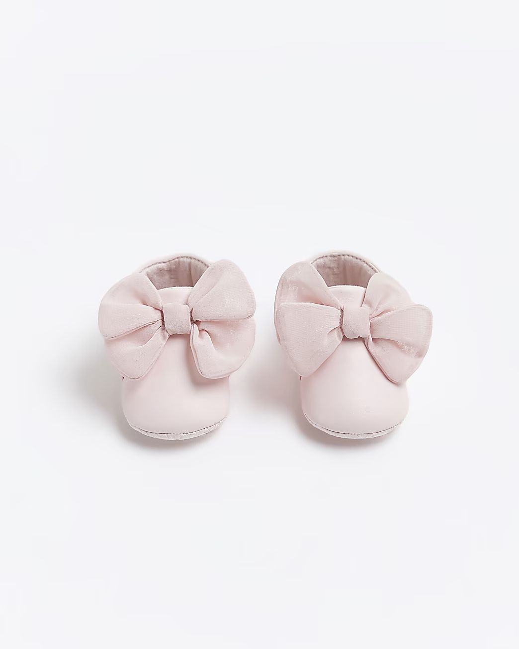 Baby girls pink bow booties | River Island (US)
