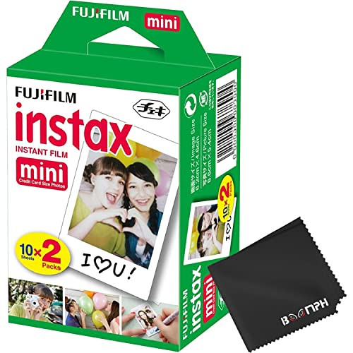 Amazon.com : Fujifilm Instax Mini Instant Camera Film: 20 Shoots Total, (10 Sheets x 2) - Capture... | Amazon (US)