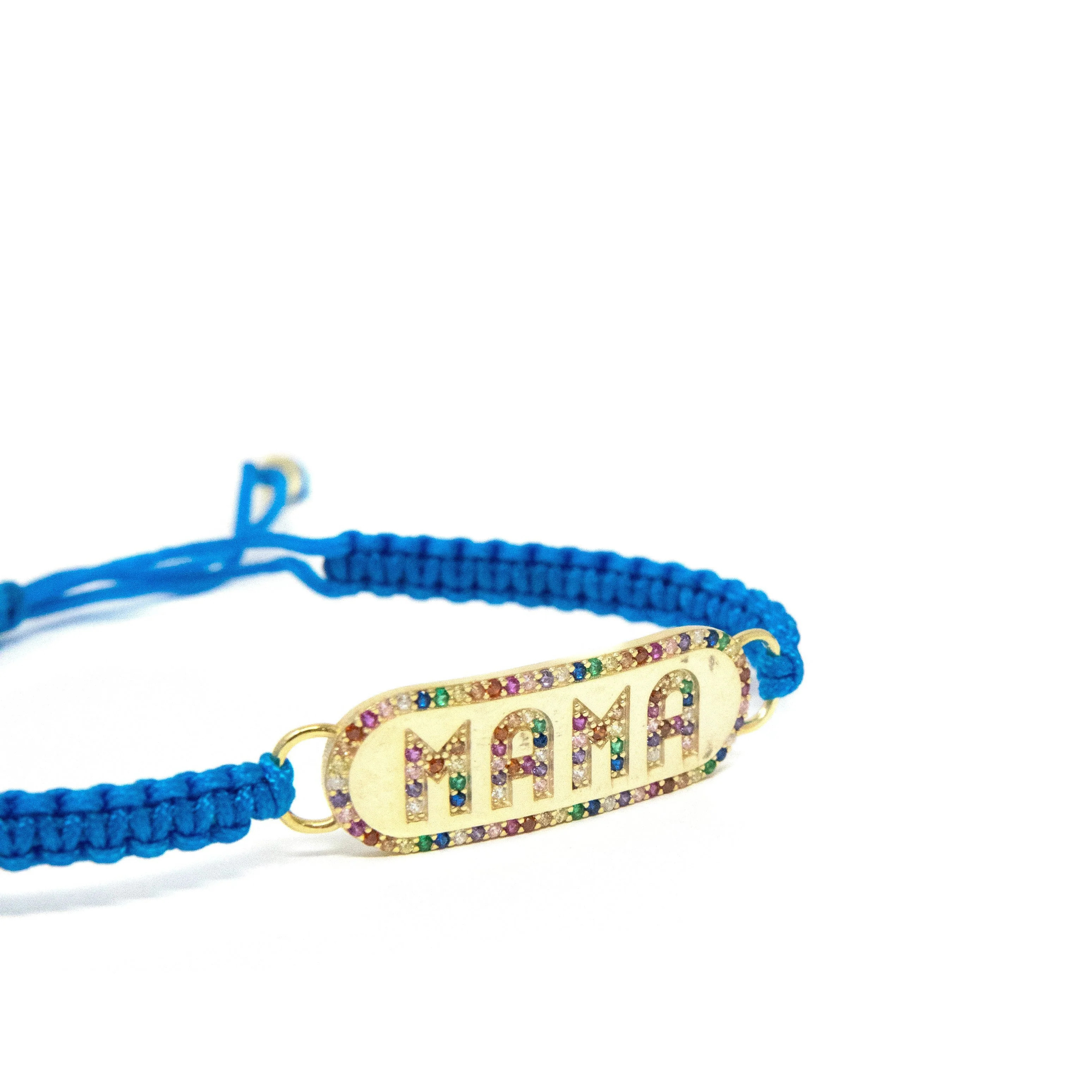 Mama Nameplate Cord Bracelet | The Sis Kiss