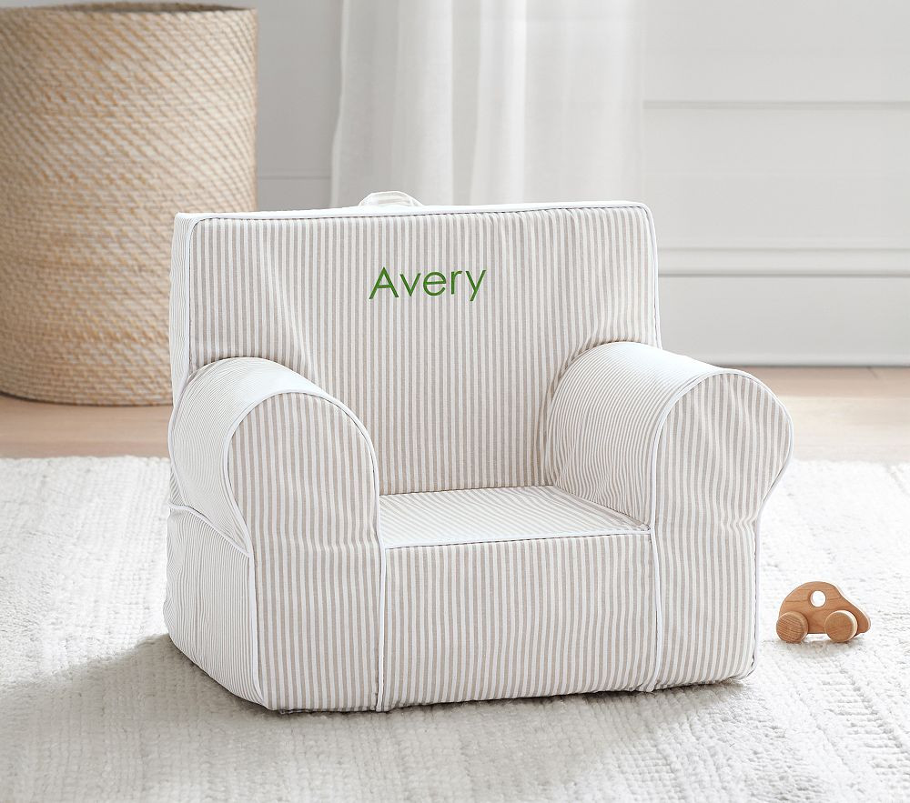 Anywhere Chair®, Oatmeal Oxford Stripe | Pottery Barn Kids