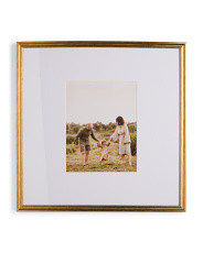 24x24 Matted To 11x14 Brass Thin Edge Wall Portrait Frame | TJ Maxx