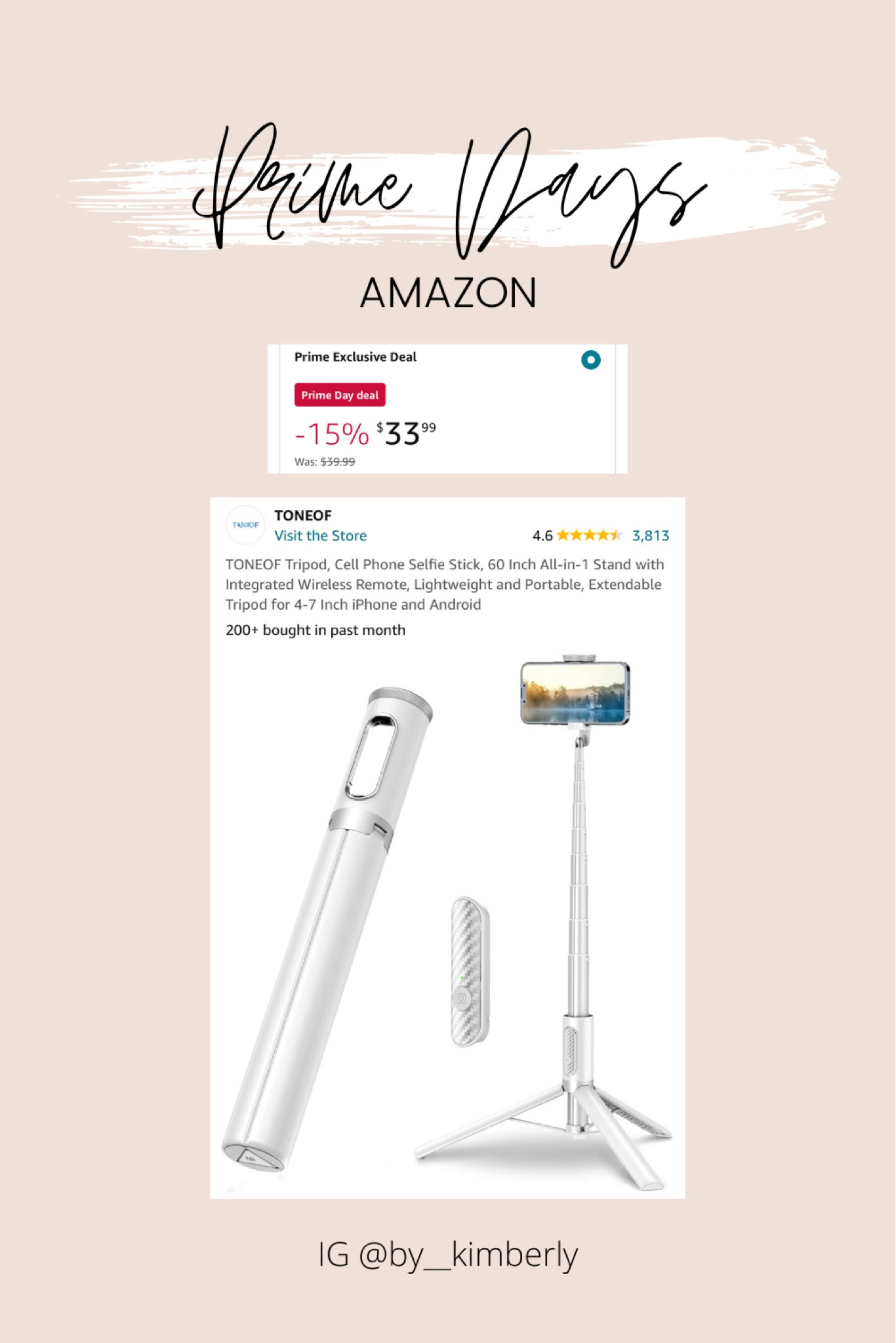 AMAZON PRIME DAY - travel iphone tripod 

#LTKsalealert #LTKfindsunder50 #LTKVideo