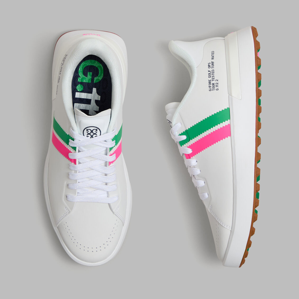 WOMEN'S G.112 STRIPE KILTIE GOLF SHOE | WOMEN'S GOLF SHOES | G/FORE | G/FORE | G-Fore