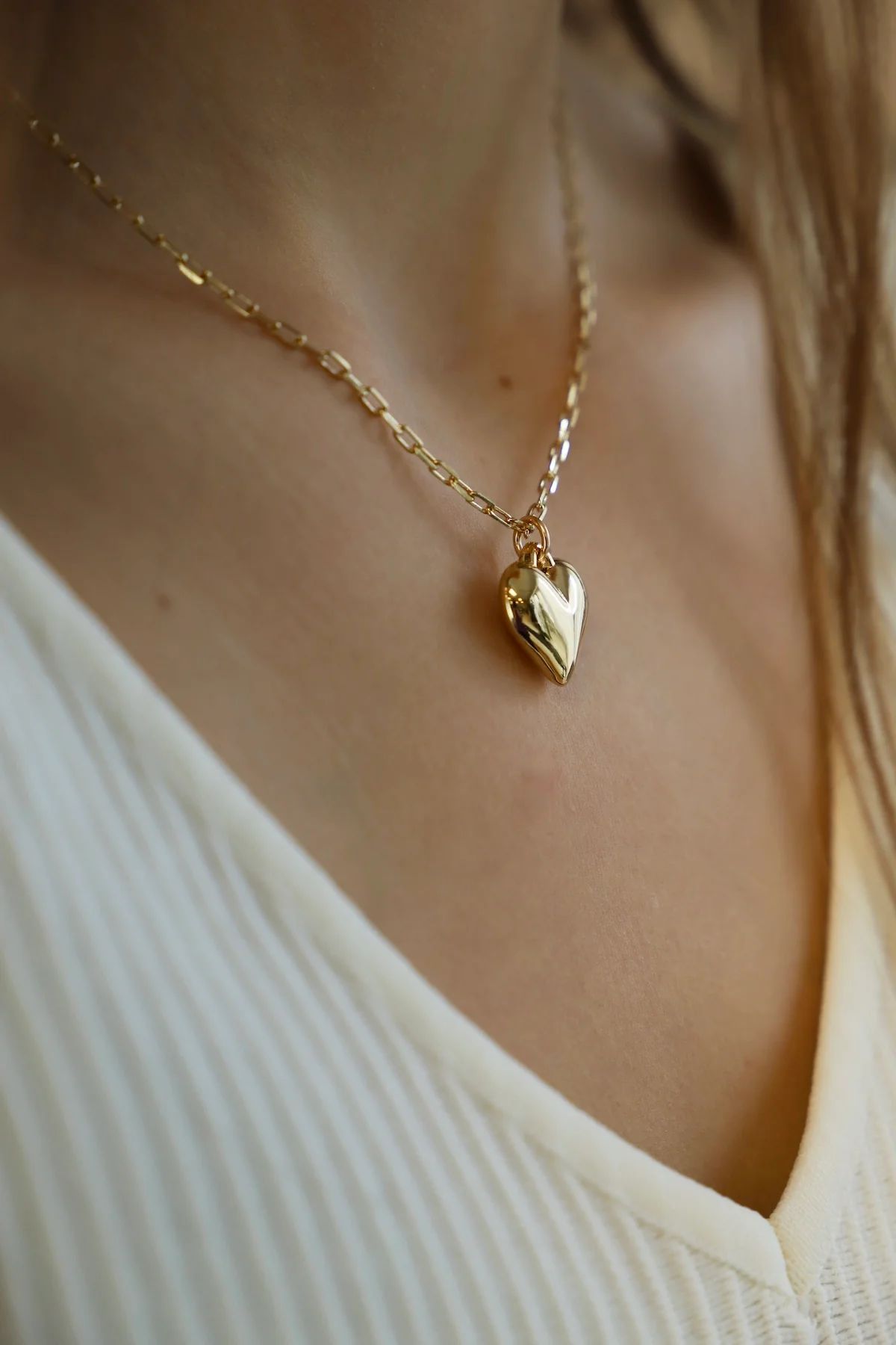 CLARA HEART NECKLACE | Katie Waltman Jewelry