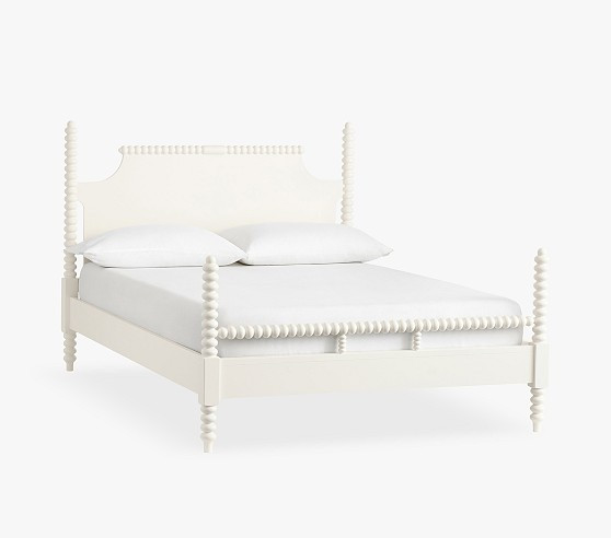 Chris Loves Julia Turned Wood Bed | Pottery Barn Kids