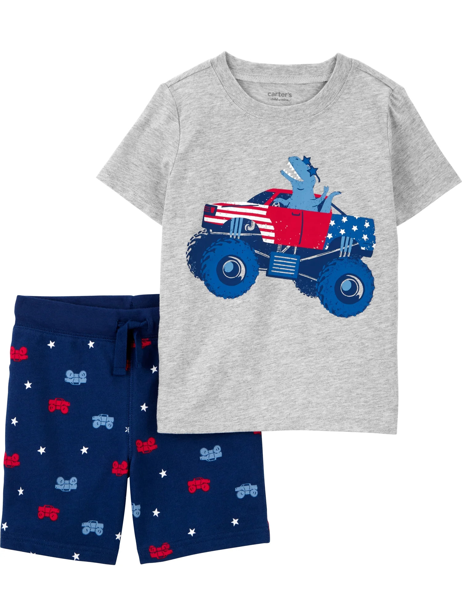 Carter's Child of Mine Toddler Boy Short Set Truck, Sizes 12M - 5T | Walmart (US)