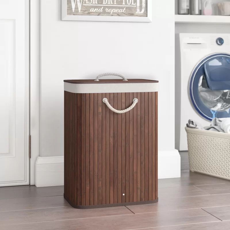 Bamboo Rectangular Laundry Hamper | Wayfair North America