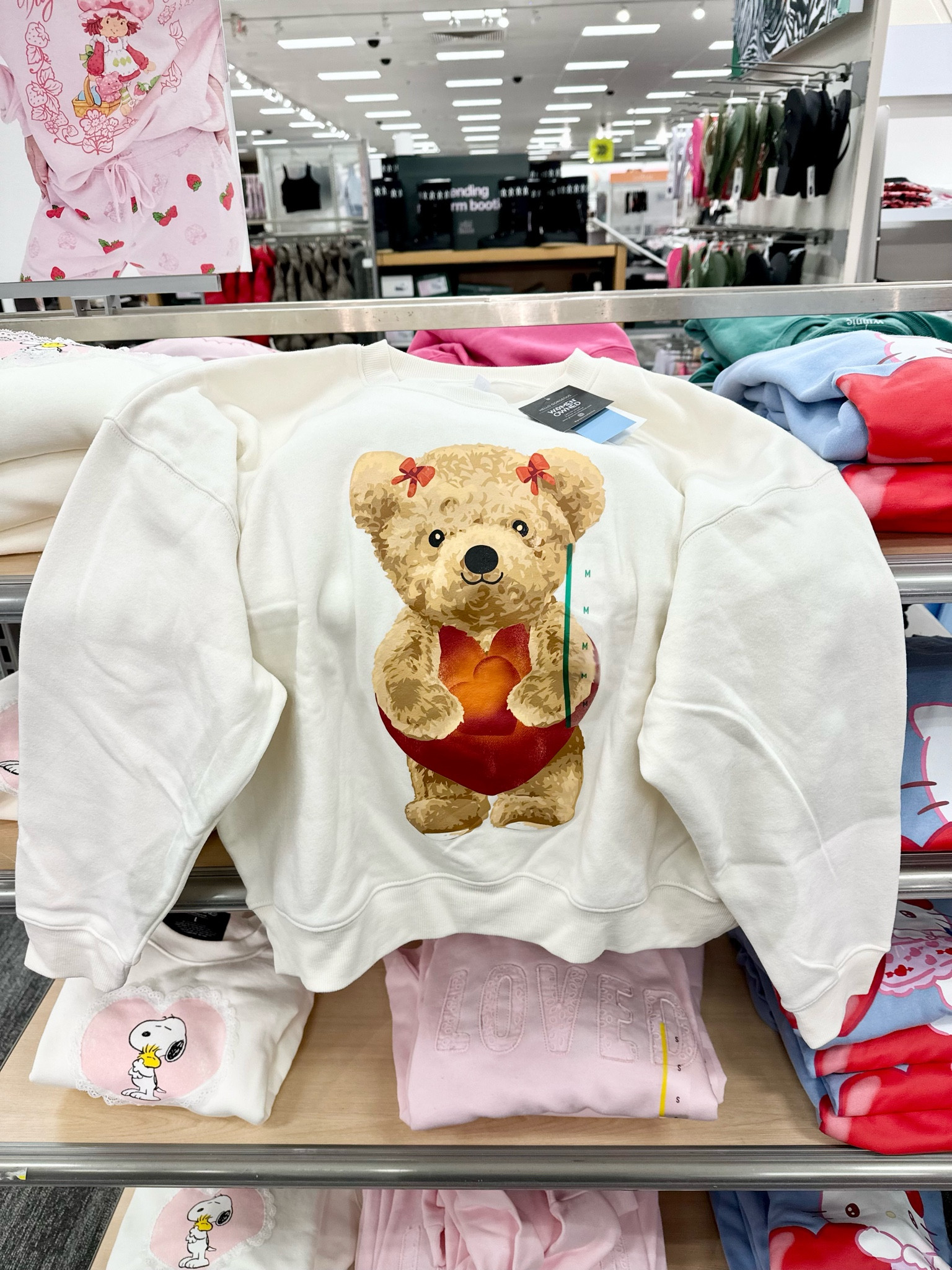 The CUTEST Valentines pullover 🧸♥️ Shop it now at the link in my bio 💌 

#LTKStyleTip #LTKSeasonal #LTKFindsUnder50