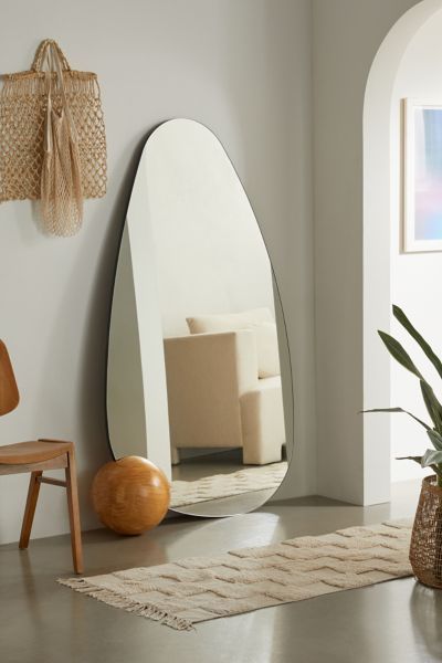 Safi Floor Mirror - Brown at Urban Outfitters | Urban Outfitters (US and RoW)