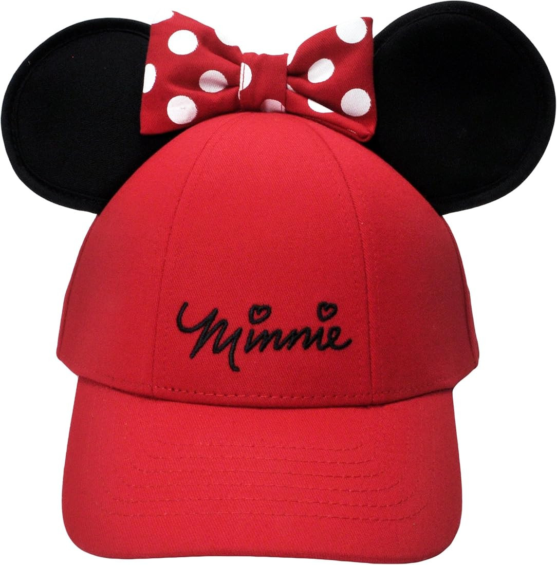 Disney Minnie Mouse Girls Youth Ears Cap, Red | Amazon (US)