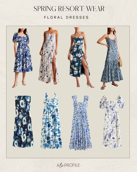 Resort Wear: Floral Dresses // Abercrombie, Abercrombie outfits, spring style, vacation outfits, vacation dresses, spring outfits, spring break outfits, vacay outfits, vacation outfit ideas, summer outfits, beach vacation