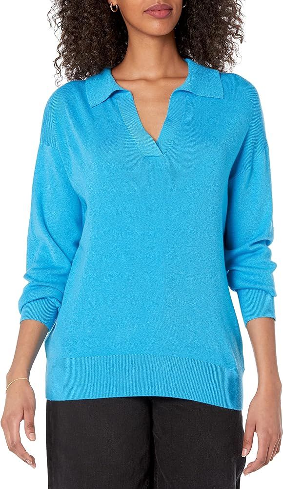 The Drop Women's Meena Loose-Fit Sweater Polo | Amazon (US)