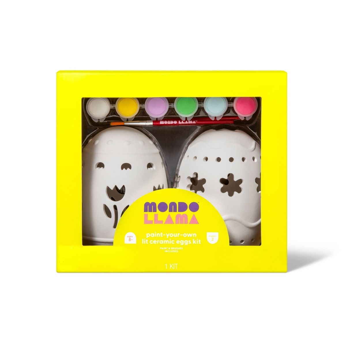 Paint-Your-Own Ceramic Easter Egg Kit White - Mondo Llama™ | Target