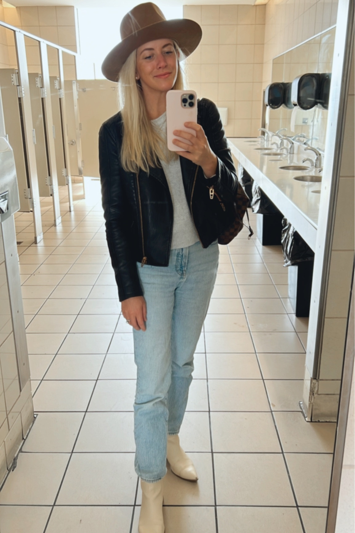 Best vegan leather jacket. I’ve had this jacket for YEARS and removed the hood for a more polished look. It’s snaps off 👌🏻 

#LTKstyletip #LTKSeasonal #LTKtravel