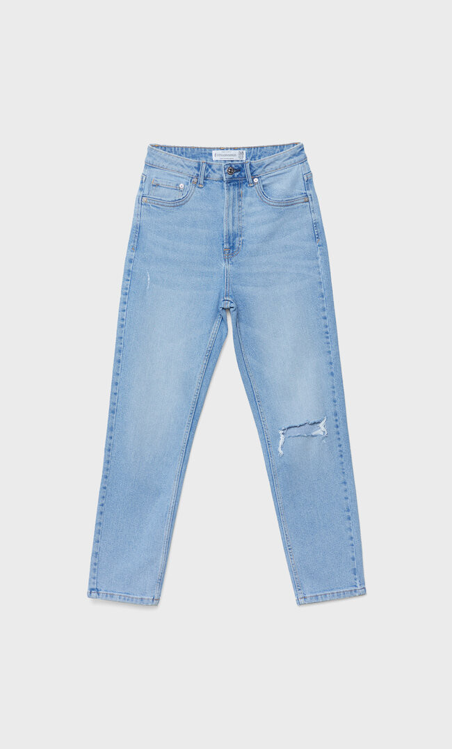 Slim-fit mom jeans | Stradivarius (UK)