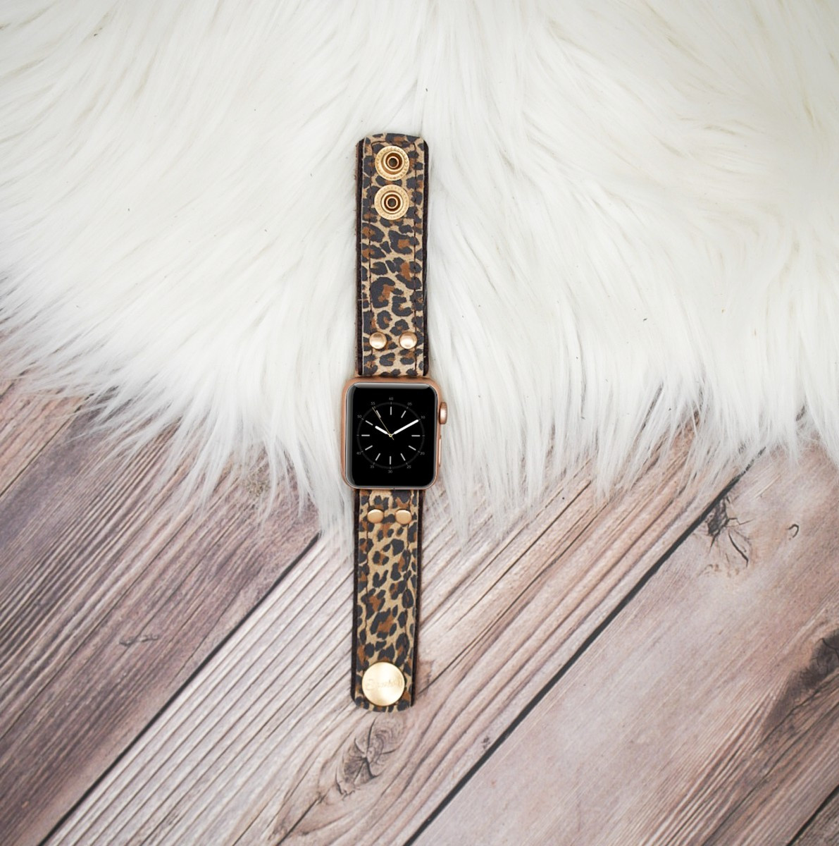 Skinny Band in Baby Leopard Nubuck | Sparkl