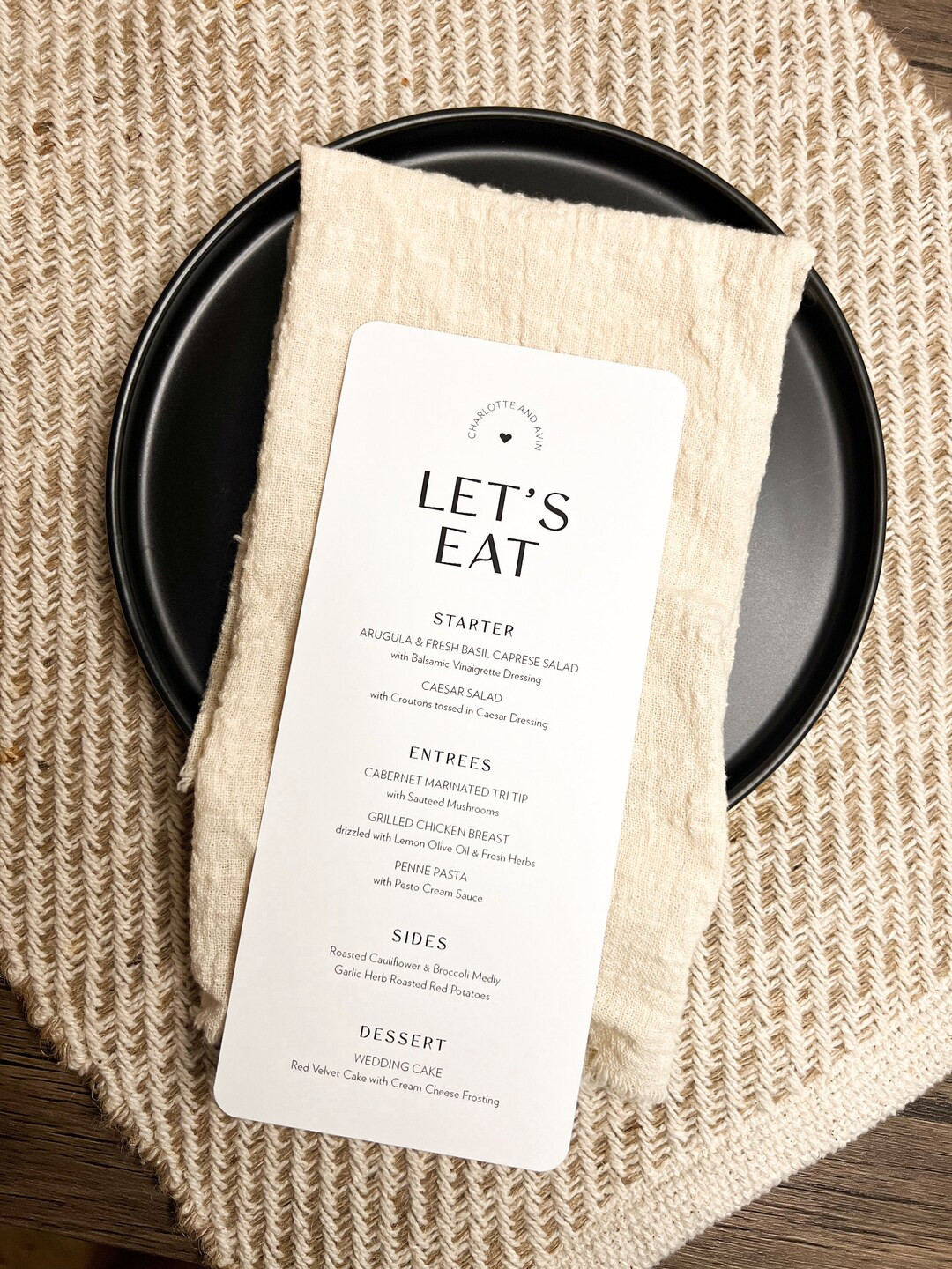 PRINTED Rounded Corner Wedding Menus, Minimalist Printed Menus, Custom Wedding Menus - Etsy | Etsy (US)