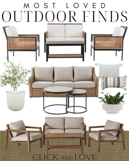 Most loved outdoor finds from the week! Great prices on these patio sets to update your space for summertime 👏🏼

Walmart, Walmart home, Walmart outdoor, outdoor furniture, patio furniture, balcony, porch, deck, seasonal furniture, seasonal decor, planter, outdoor rug

#LTKstyletip #LTKSeasonal #LTKhome