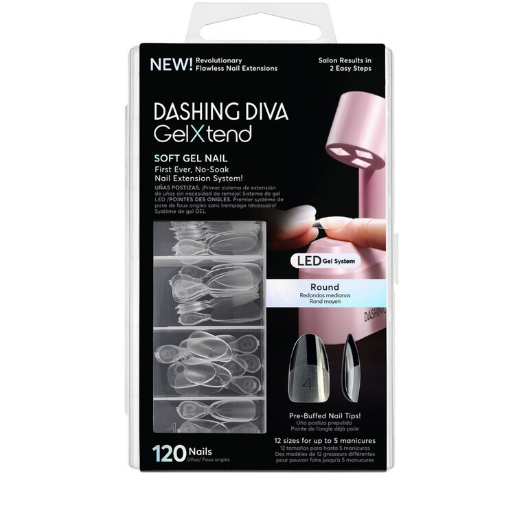 GelXtend Nail Bulk - Medium Round Tips | Sally Beauty