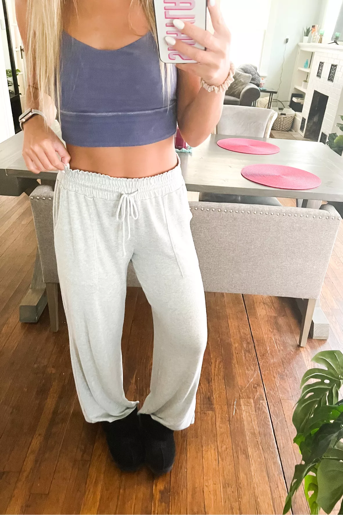 Women's Perfectly Cozy Wide Leg Lounge Pants - Stars Above