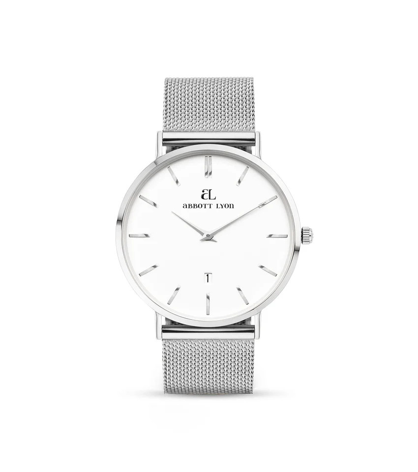 Silver Chain White Kensington 40 | Abbott Lyon