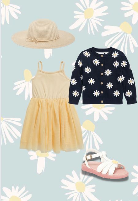 Daisy 🌼 daisy printed sweater yellow sunshine tutu dress straw hat daisy platform sandals a must have 

#LTKkids #LTKSeasonal #LTKunder50