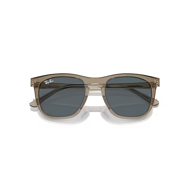 Ray-Ban Rb2210 Sunglasses Transparent Brown Frame Blue Lenses 53-21 | Ray-Ban (US)