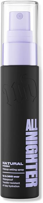 Urban Decay All Nighter Waterproof Makeup Setting Spray - Up to 24HR Wear, Natural Finish, Ultra-... | Amazon (US)