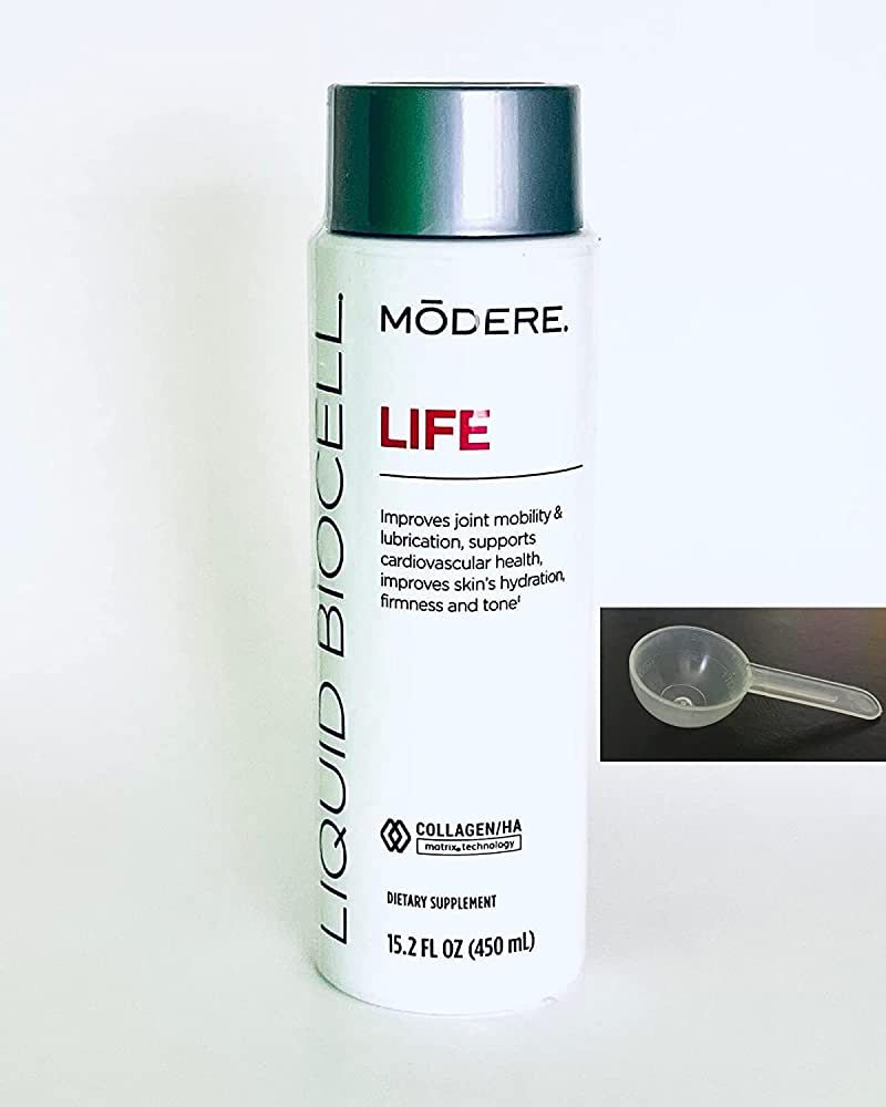 MODERE Natural Liquid Biocell Collagen with Hyaluronic Acid, 1 Tbsp Measuring Spoon Set- 450mL/ 1... | Amazon (US)