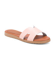 Made In Spain Leather H Band Slides | Women's Shoes | Marshalls | Marshalls