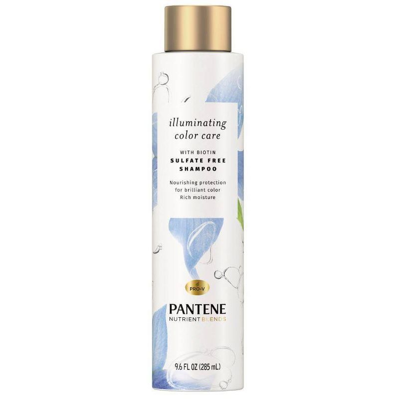 Pantene Sulfate Free Biotin Shampoo for Nourishing Color Protection, Nutrient Blends - 9.6 fl oz | Target