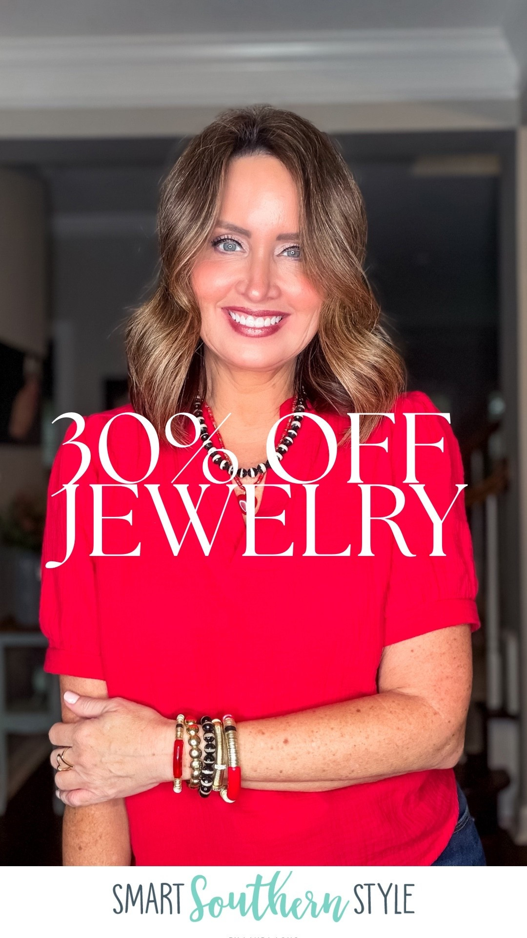 Allie & Bess Jewelry is 30% off with code LAURA30 through 8/30. This is where all my bracelets and lots of my necklaces are from!

#LTKootd #LTKOver40 #LTKSaleAlert