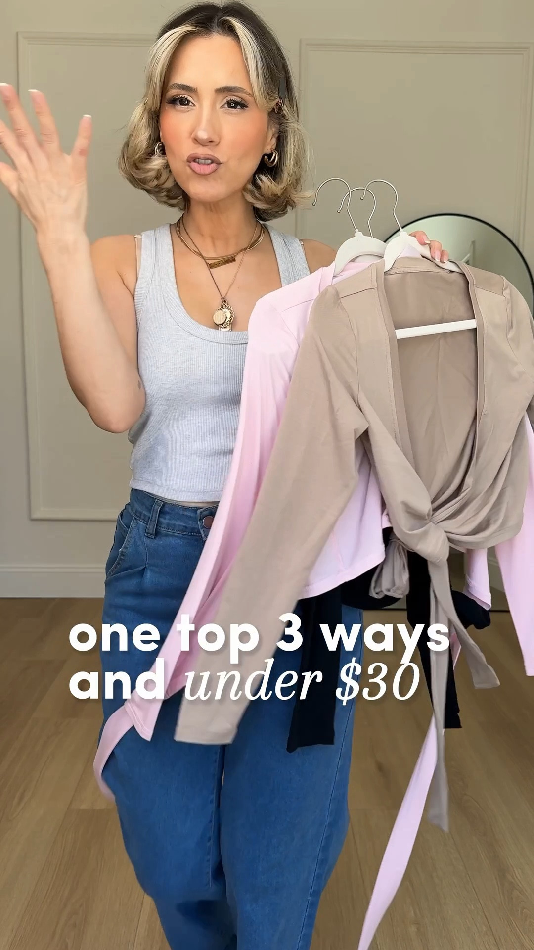 1 top, so many ways 🙌🏼  under $30 👏🏼

Wearing top in SMALL 
jeans size 4 
Everything in XS. If that’s not available, then I’m wearing small 

Follow my LTK @ImLola on the @shop.LTK app to view this post and get my exclusive app-only content!

#liketkit #LTKSaleAlert #LTKU #LTKSpringSale
@shop.ltk
https://liketk.it/5Wq6a