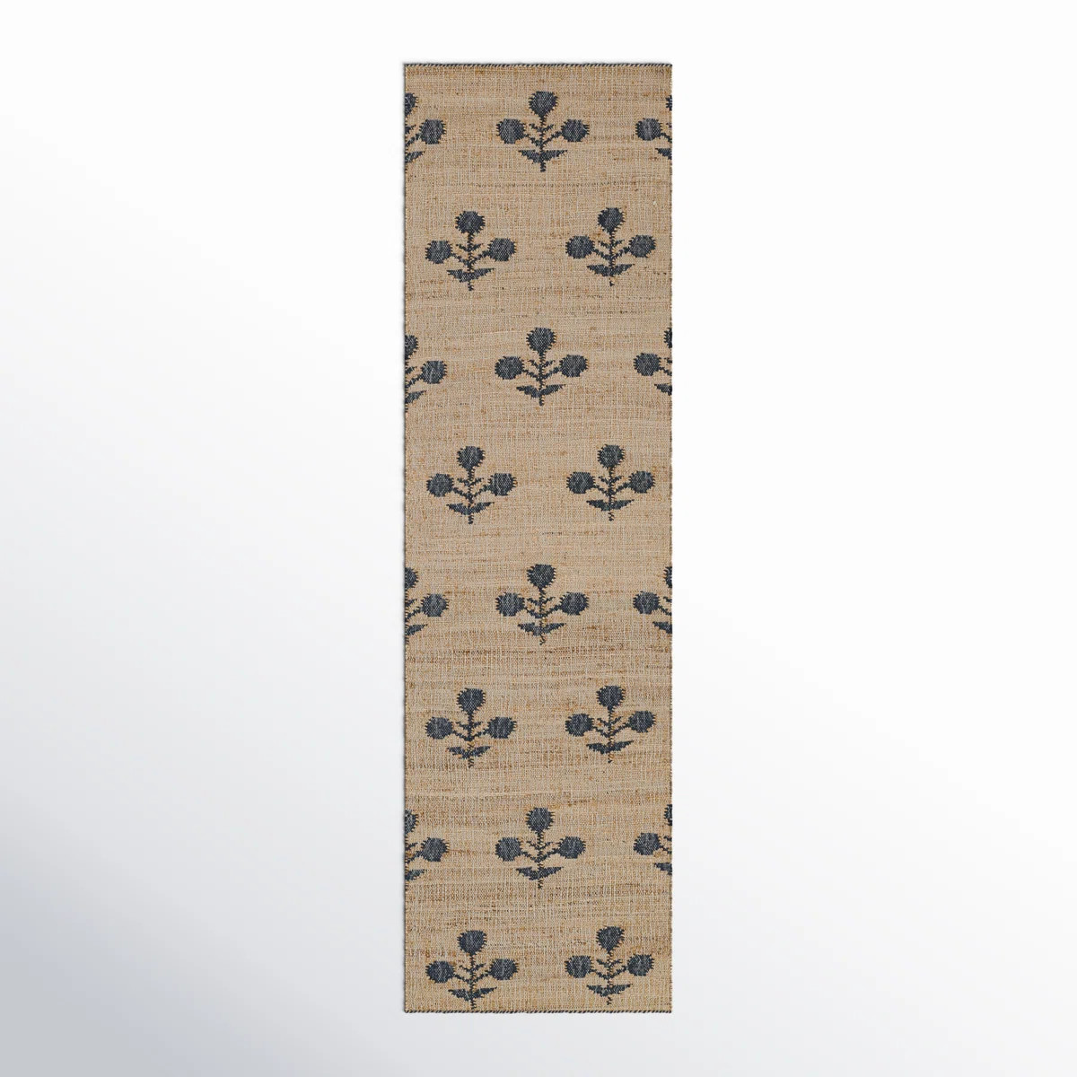 Erin Gates by Momeni Orchard Bloom Blue Hand Woven Wool and Jute Area Rug | Wayfair North America