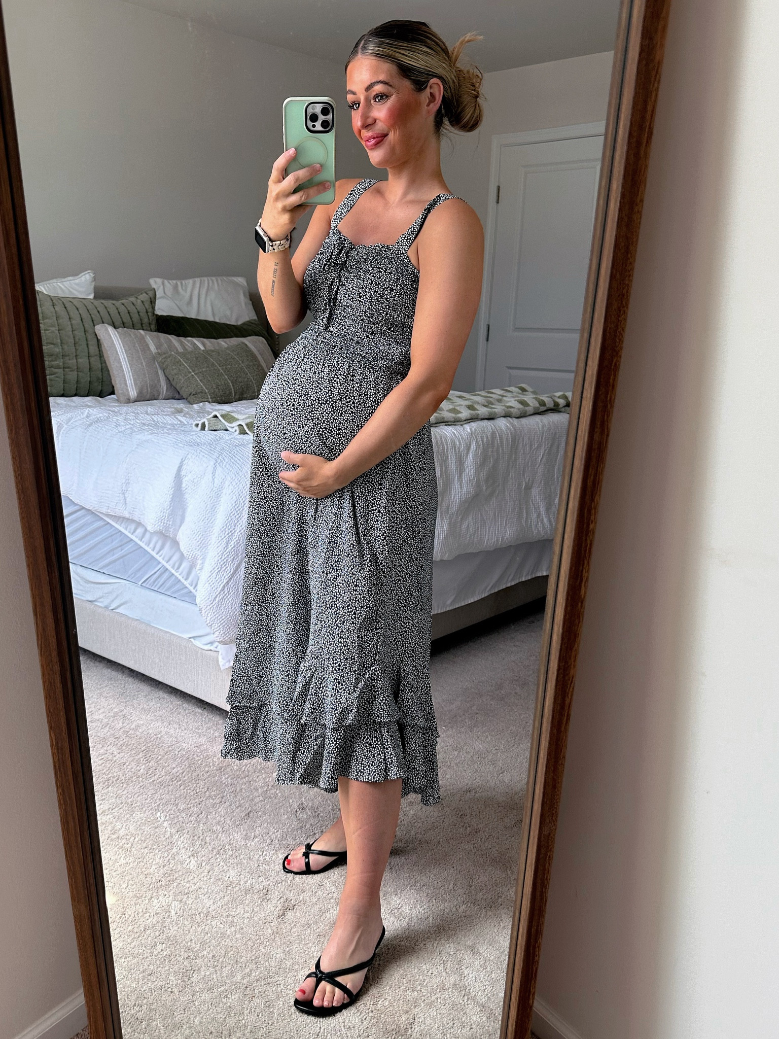 Bump friendly dress! Wearing a small. Currently 30 weeks pregnant, 154 lbs and 5’4! 

Spring dress, summer dress,
Wedding Guest Dress, summer dress, floral dress, vacation dress, resortwear, maxi dress, flowy dress, long dress, midi dress, pastel dress, brunch dress, bridal shower dress, baby shower dress, pink dress, yellow dress, green dress, white dress, orange dress, spring colors, blue dress, purple dress, dress with slit, ruffle dress, one shoulder dress, short sleeve dress, off the shoulder dress, dress with ruffles, girly dress, Hello Molly dress, floral gown, cutout dress, strappy dress, pink floral dress, purple floral dress, green floral dress, white floral dress, blue floral dress, purple floral dress, flower dress, white floral dress, best sellers, lightweight dress, warm weather dress, church dress, bump friendly, spring looks, spring fashion , outfit inspo, bump fashion, maternity fashion, pregnancy, mom outfit, mom style , everyday outfit, maternity style, maternity outfit, pregnant outfit , bump fit, comfortable fashion, fashion over 30, pregnancy style, ootd, outfit of the day, medium size fashion, affordable outfit, casual style, casual outfit, amazon fashion, amazon fashion finds, amazon must haves 

#LTKU #LTKBump #LTKSaleAlert