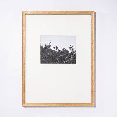 Matted Gallery Frame Natural Wood - Threshold™ designed with Studio McGee | Target