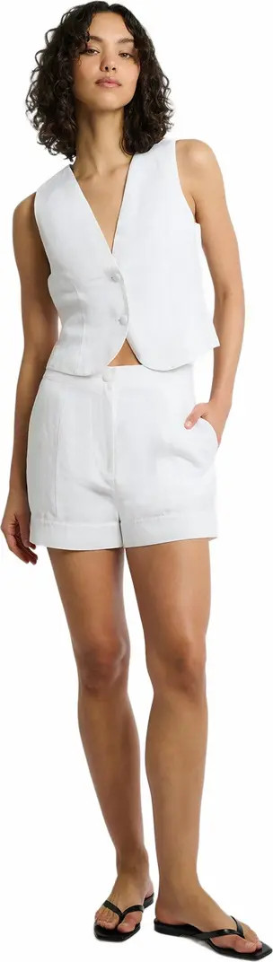 Air Linen Relaxed Vest | Nordstrom