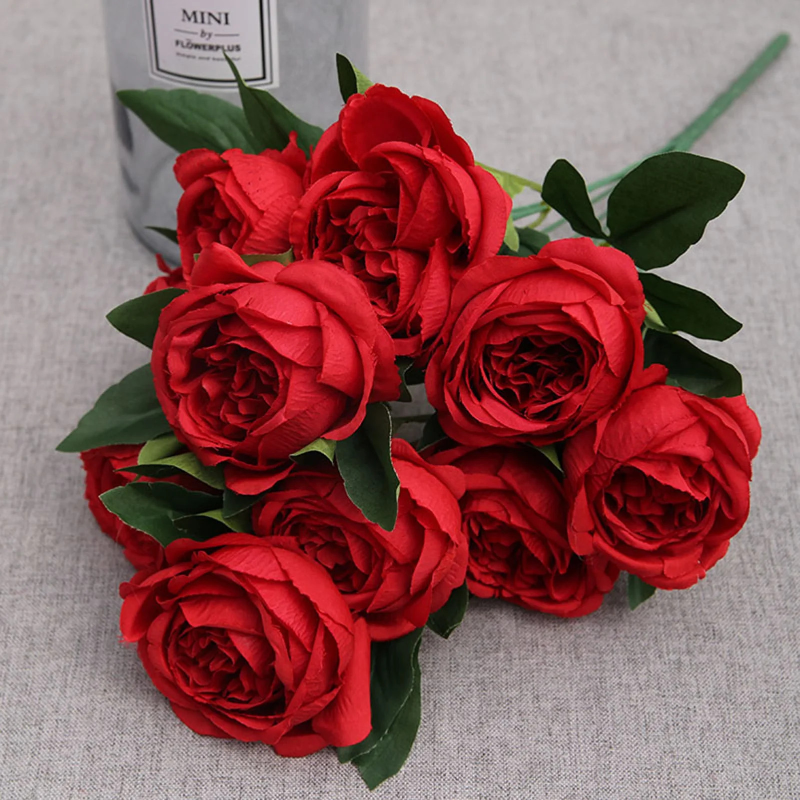 VIST FOX Artificial Decoration Flower Home Decoration Non-fading Creative 10 Head Roses Simulatio... | Walmart (US)