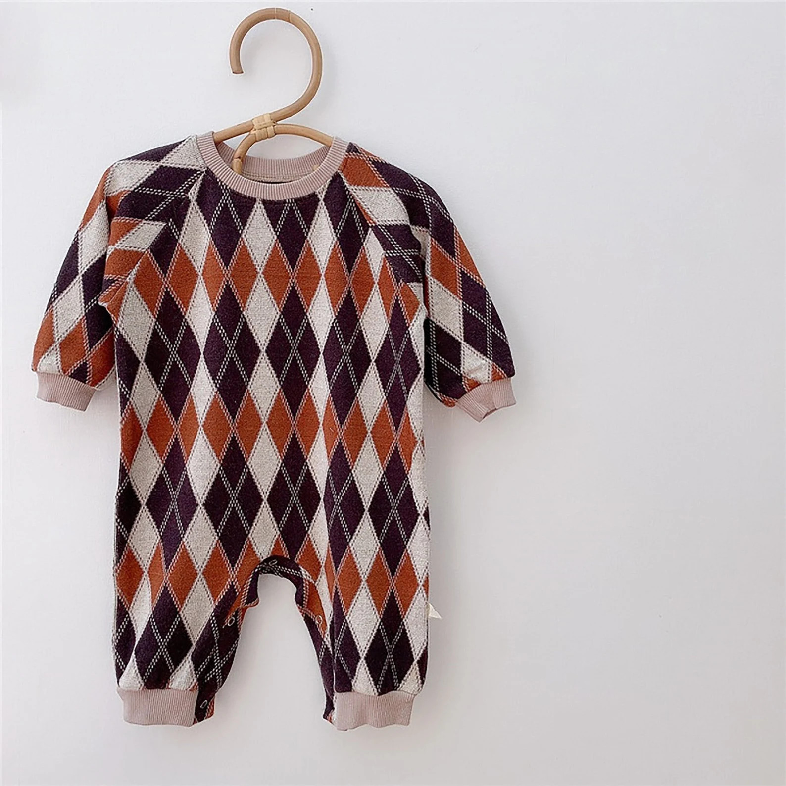 Baby Knit Plaid Romper Baby Boy Christmas Outfit Baby | Etsy | Etsy (US)