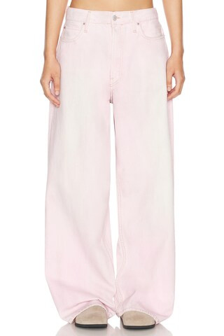 Acne Studios Loose Fit Pant in Pale Pink - Pink. Size 34 (also in 36, 38, 40, 42). | FWRD 
