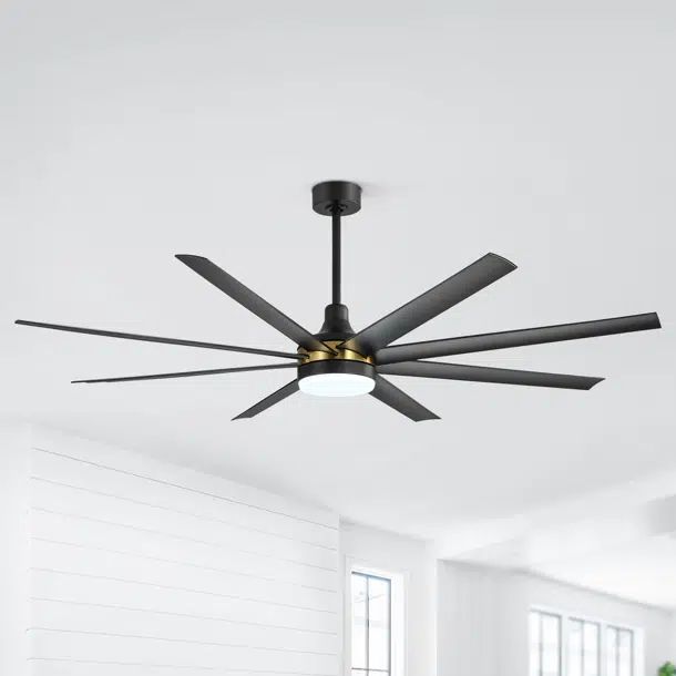 Jamii-Leigh 8 - Blade LED Standard Ceiling Fan with Remote Control and Light Kit Included | Wayfair North America